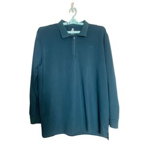 MoFiz Men's Golf Shirt 1/4Zip LongSleeve Hiking Shirt Quick Dry Athletic Sz. 2XL